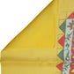 Dolce & Gabbana Yellow Silk Printed Shawl Stole Scarf