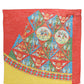Dolce & Gabbana Multicolor Silk Printed Square Foulard Scarf