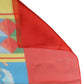 Dolce & Gabbana Multicolor Silk Printed Square Foulard Scarf