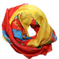 Dolce & Gabbana Multicolor Silk Printed Square Foulard Scarf
