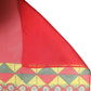 Dolce & Gabbana Red Silk Geometric Print Shawl Stole Scarf