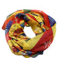 Dolce & Gabbana Multicolor Silk Printed Square Foulard Scarf