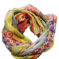 Dolce & Gabbana Multicolor Silk Carretto Foulard Scarf