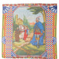 Dolce & Gabbana Multicolor Silk Printed Square Foulard Scarf