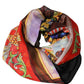 Dolce & Gabbana Multicolor Silk Printed Square Foulard Scarf