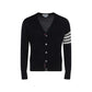 Thom Browne Blue Wool Oves Aries Cardigan