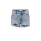 Only Light Blue Cotton Shorts