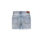 Only Light Blue Cotton Shorts