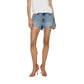 Only Light Blue Cotton Shorts