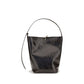 Benedetta Bruzziches Black Calf Leather Bos Taurus Backet Bag