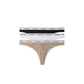 Calvin Klein Underwear Black And White Cotton Pantie