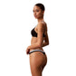 Calvin Klein Underwear Black And White Cotton Pantie
