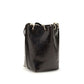 Benedetta Bruzziches Black Calf Leather Bos Taurus Backet Bag