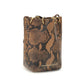 Benedetta Bruzziches Brown Calf Leather Bos Taurus Backet Bag