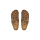 Birkenstock Brown Suede Leather Clogs