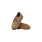 Birkenstock Beige Suede Leather Oxfords And Derbies