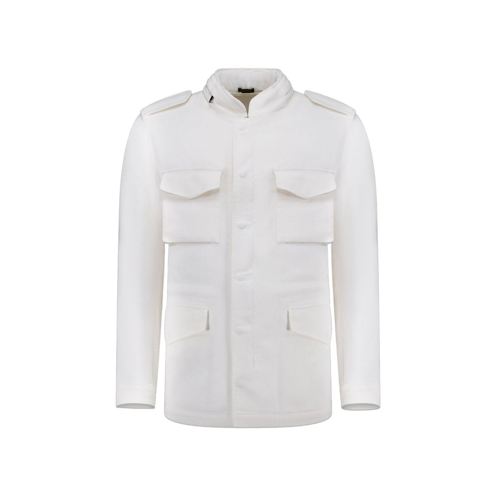 Autore White Cotton Jacket