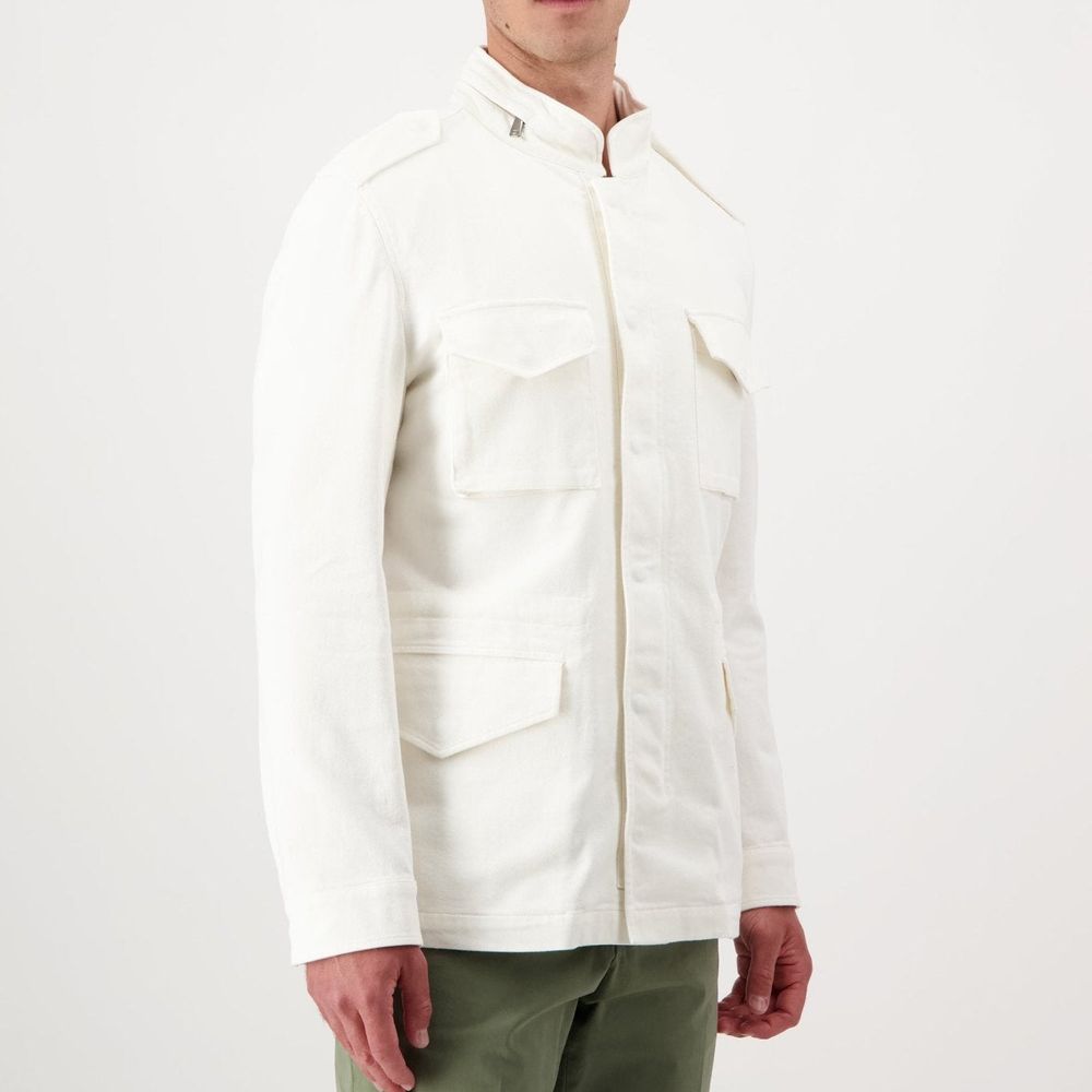 Autore White Cotton Jacket