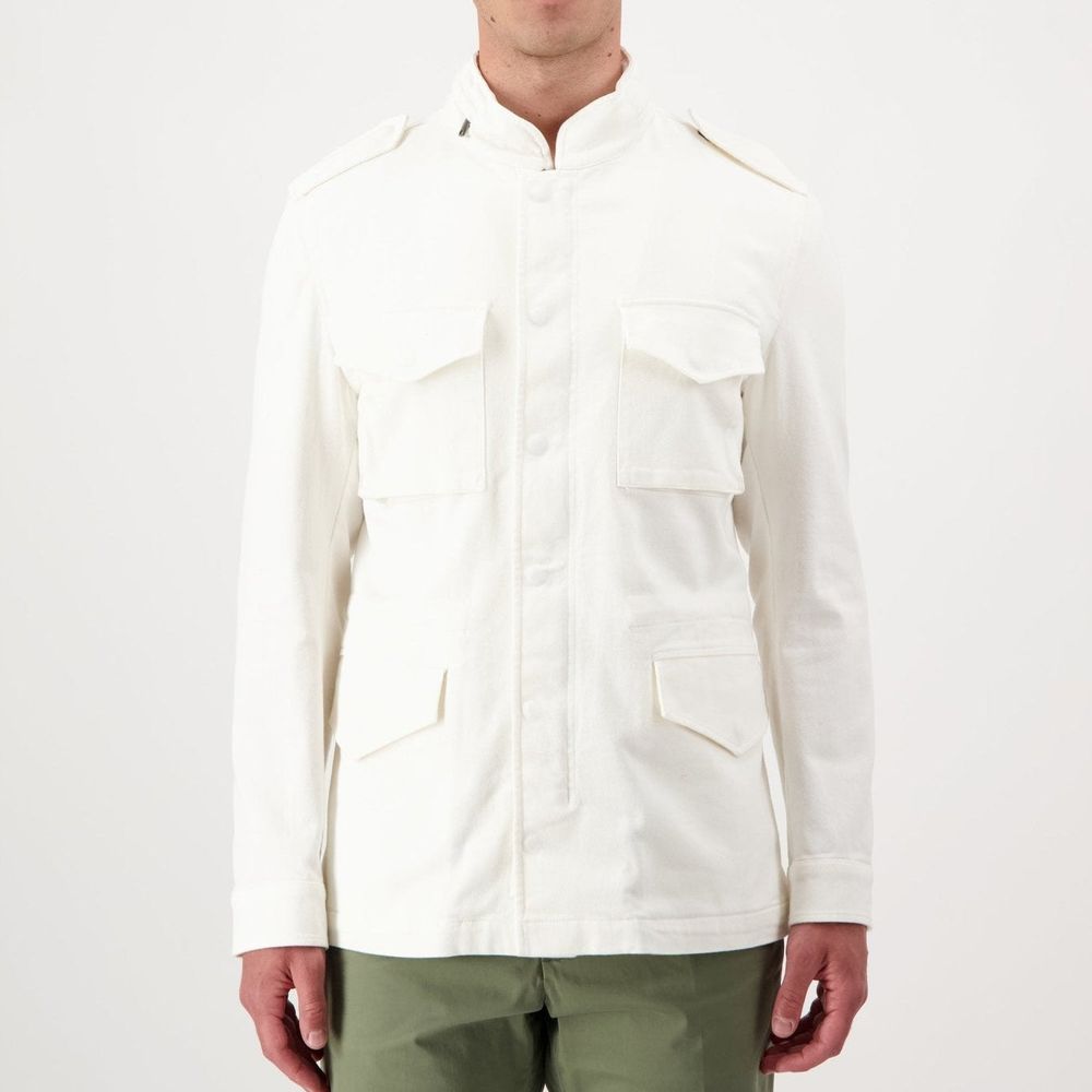Autore White Cotton Jacket