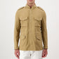 Autore Beige Cotton Full-Length Jacket