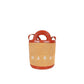Marni Orange Cotton Backet Bag