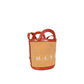 Marni Orange Cotton Backet Bag