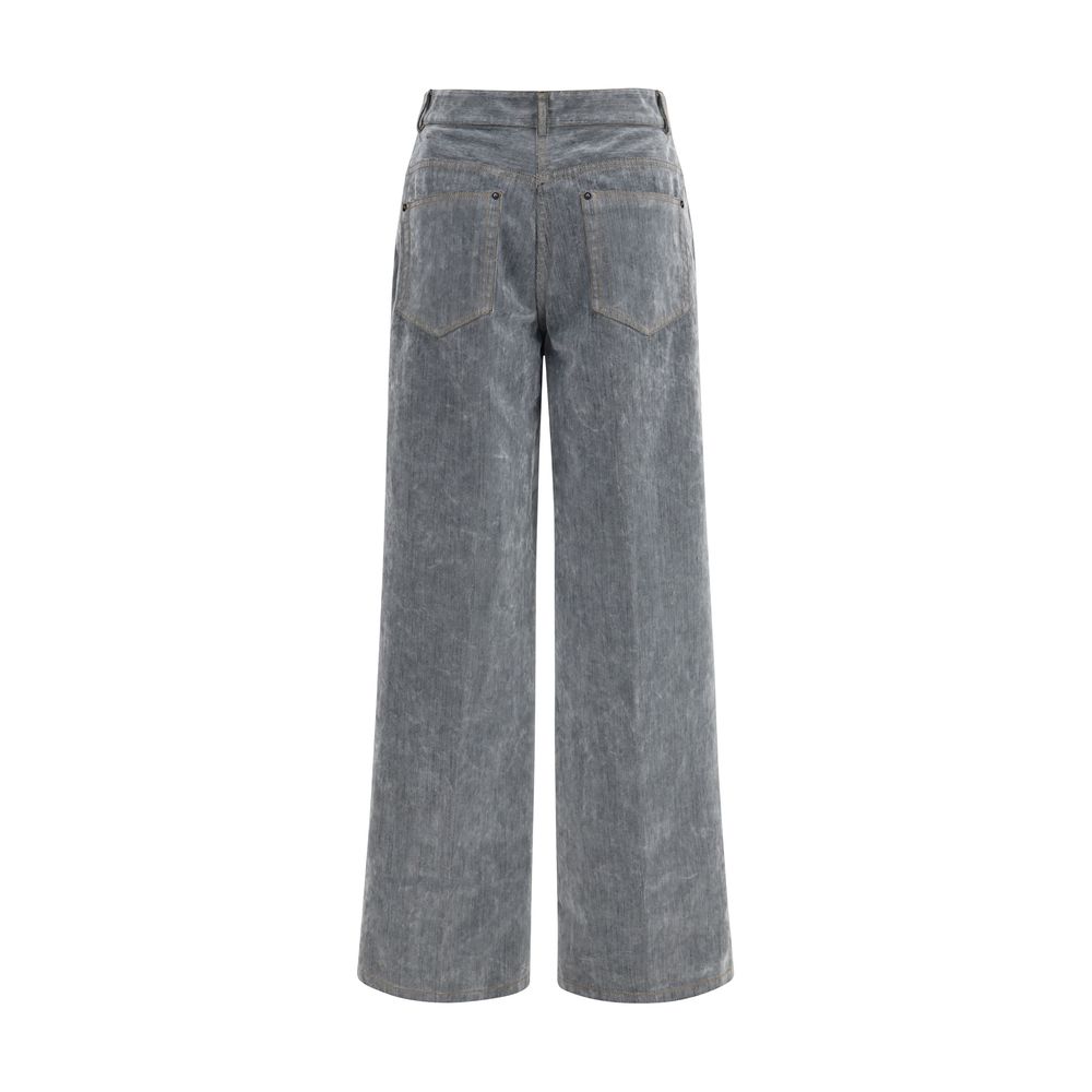 Forte_Forte Gray Cotton Jeans Denim