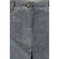 Forte_Forte Gray Cotton Jeans Denim