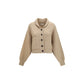 Tory Burch Beige Wool Oves Aries Cardigan