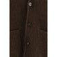 Brooksfield Brown Wool Oves Aries Full-Length Jacket