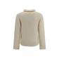 Extreme Cashmere White Cashmere Sweater