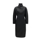 Khaite Black Acetate Cocktail Dress