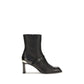 Alexander McQueen Black Lamb Leather Ankle Boots