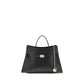Alexander McQueen Black Calf Leather Bos Taurus Shoulder Bag