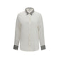 Alexander McQueen White Silk Dress Shirt