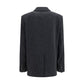 Ganni Gray Wool Oves Aries Blazer