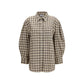 Ganni Beige Cotton Dress Shirt