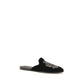 Dolce & Gabbana Black Velvet Flats