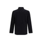 Lardini Black Wool Oves Aries Full-Length Jacket
