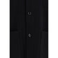 Lardini Black Wool Oves Aries Full-Length Jacket