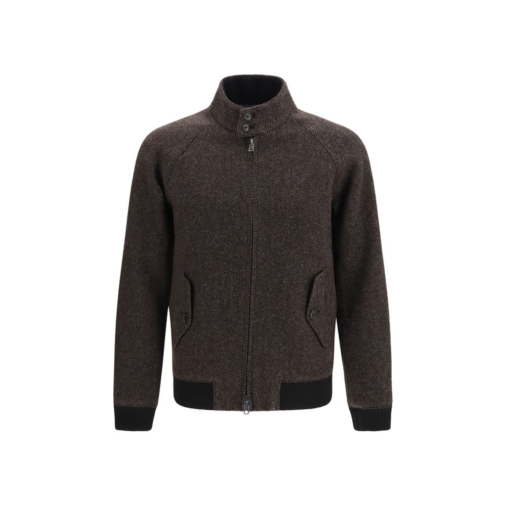 Baracuta Brown Viscose Full-Length Jacket
