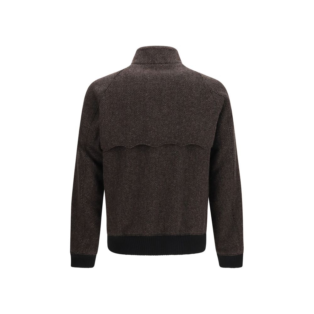 Baracuta Brown Viscose Full-Length Jacket