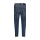 PT Torino Blue Cotton Straight-Leg Jeans