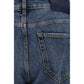 PT Torino Blue Cotton Straight-Leg Jeans