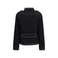 P.A.R.O.S.H. Black Wool Oves Aries Biker Jacket