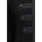 P.A.R.O.S.H. Black Wool Oves Aries Biker Jacket