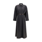 P.A.R.O.S.H. Gray Wool Oves Aries Casual Dress
