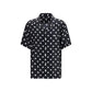 Dolce & Gabbana Black Silk Pattern Shirt