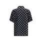 Dolce & Gabbana Black Silk Pattern Shirt