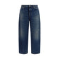 Dolce & Gabbana Blue Cotton Relaxed Fit Jeans